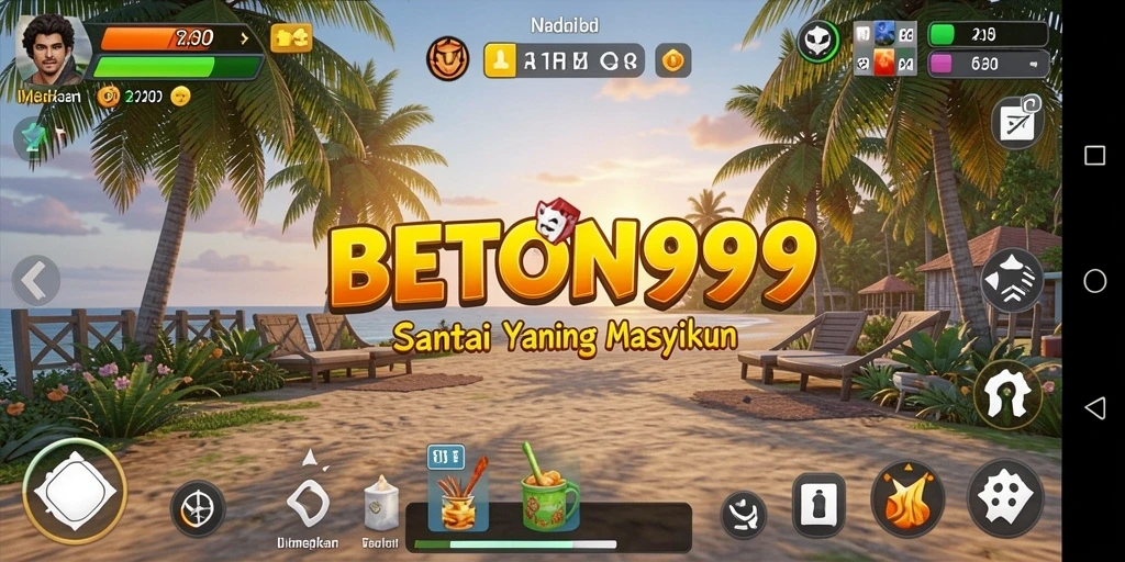 Tampilan gameplay BETON999 yang menyenangkan dan menantang.