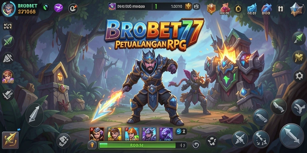 Gameplay seru BROBET77 dengan karakter dan pertarungan menarik.