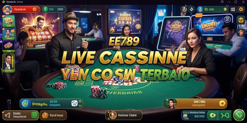 Gameplay seru Live Casino di EE789 dengan dealer profesional.
