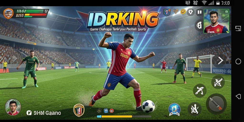 Tampilan menarik gameplay olahraga di IDRKING.