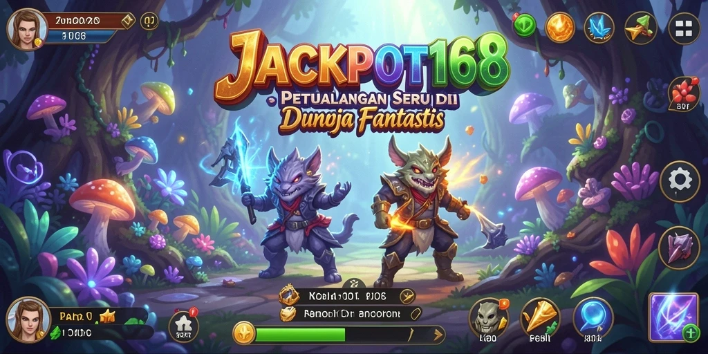 Tampilan gameplay <strong>JACKPOT168</strong> yang menarik saat menjelajahi dunia petualangan.