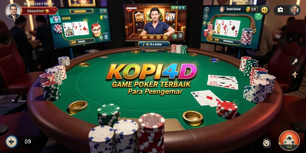 Screenshot gameplay KOPI4D menunjukkan keseruan bermain Poker.