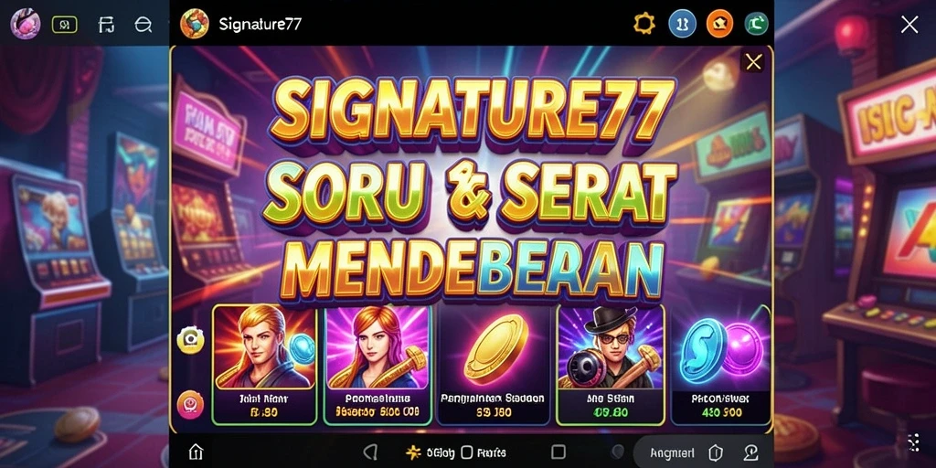 Gameplay menarik dari SIGNATURE77 yang penuh aksi Slot.